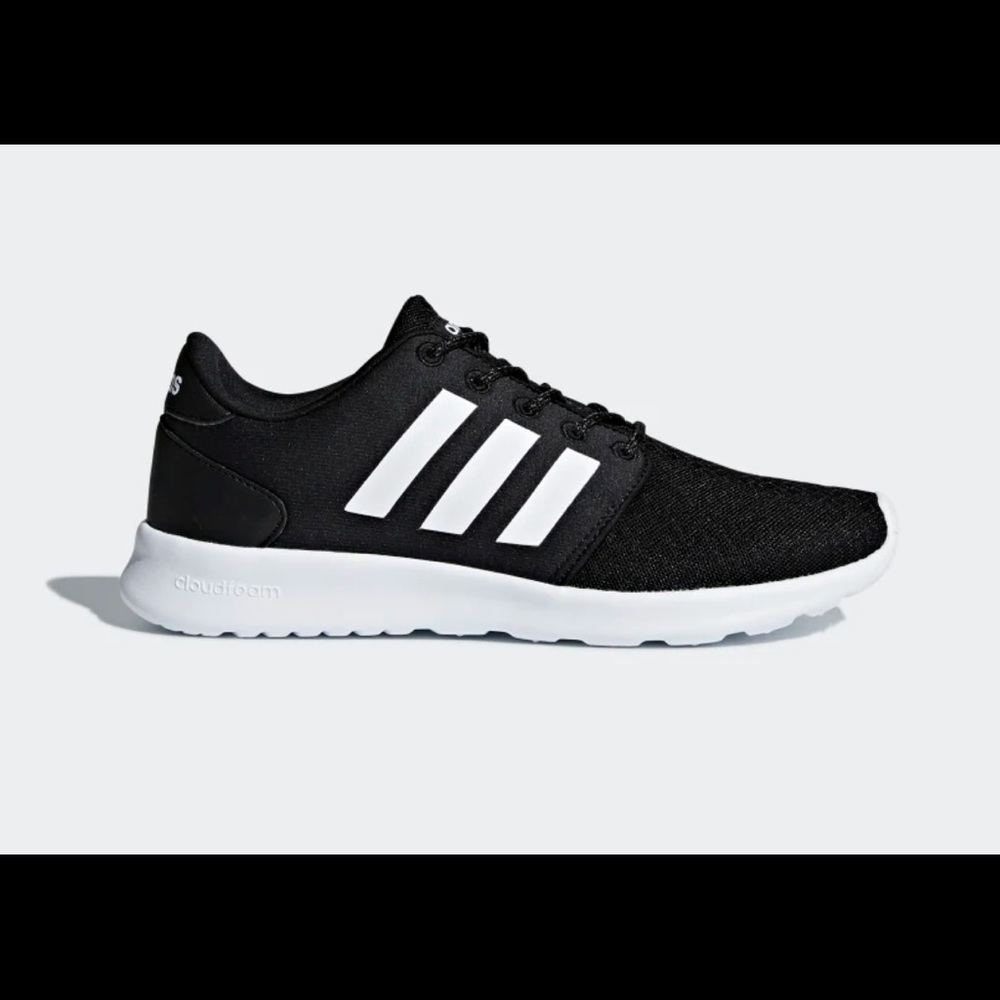 ADIDAS Cloudfoam QT Racer Black Shoes SZ 9
